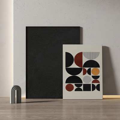 现代装饰画3D模型下载